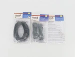 Lot Of 3 Digitrax RJ12 Modular Plugs & 16' Loconet Cable Packs Used. Price: $34.95.