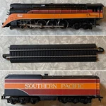 Bachmann Southern Pacific Daylight Ho Locomotive Train + Car 1 Track Used. Price: $75.00.