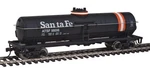 Walthers Trainline Tank 8.5 Inches, Santa Fe Car, Black/orange/white New. Price: $38.11.
