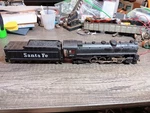 Ho Mantua 4073 Santa Fe Steam Locomotive Tender - Runs F&r Lights Used. Price: $32.40.