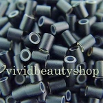 500 4MM Black Copper Silicone Tube Micro Rings For Bonded Tip Hair Extensions New. Price: $15.99.