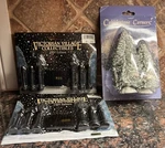 2 Victorian Village Collectibles 1995 Fence & Cobblestone Corners Trees New. Price: $8.80.