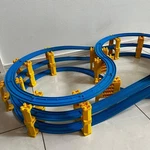 Plarail 3-TIER Loop Tower Set With Slope And Piers Takara Tomy Used. Price: $94.44.