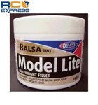 Deluxe Materials Model Lite Balsa Filler Brown: 240CC DLMBD6 New. Price: $14.95.