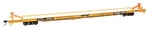 Walthers Mainline Ho Trailer-train Kttx #150530 (yellow, Black; Twin 45') 89' Ch New. Price: $31.95.