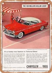Metal Sign - 1955 Chrysler Windsor Deluxe Nassau Vintage Ad New. Price: $29.95.