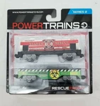 Power Trains Series 2 Rescue Freight Cars #48631 By Jakks Pacific- New. Price: $13.19.