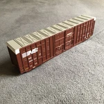Walthers Ho 1:87 Scale Proto Gunderson 50 Norfolk Southern 468121 Hicube Boxcar Used. Price: $20.00.