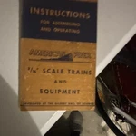 American Flyer Gilbert 3/16" Scale Mixed Lot Trains With Track & Switches Used. Price: $65.00.