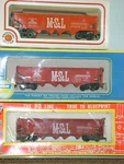 Ahm 42' Four Bay Hoppers (3) Minneapolis & Louis Scale Train *mint* Used. Price: $34.97.