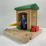 Thomas & Friends Conductor Shed #5 Train Track Wooden Railway Gullane 2001 Used. Price: $14.00.