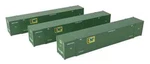 Walthers Ho #949-18502 53' Singamas Corrugated Side Container 3-PACK -- Emp New. Price: $35.00.