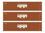 Walthers Scenemaster 949-18256 Ho 40' Corr Container 3-PACK Hmm New. Price: $37.99.