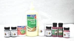 9 Piece Deluxe Materials Tru Color Woodworking Glue & Paints Set Assorted New. Price: $12.64.