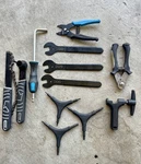 Shimano Pro Bike Tools Lot Chain Whip, Lockring, Cable Cutter, Y-wrenches, Tl- Used. Price: $90.00.