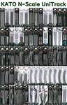 Kato Unitrack Scale Straight Curved Flex Double Bumper Turnouts X-tracks New. Price: $16.50.