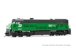 Rivarossi HR2887 Ho Scale Burlington Northern Ge U25C Phase Ii 5611 (analog Dc) New. Price: $169.69.