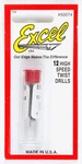 Excel 50077 High Speed Twist Drills #77 12 Pack Brand. Price: $14.99.
