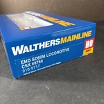 Walthers Mainline Ho Scale Emd SD60M Locomotive Csx #8768 910-9717 New. Price: $169.95.