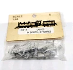 Railmaster Exports Scale 1:64 #R115 Ladies In Skirts Cast Figures QTY.6 New. Price: $12.99.