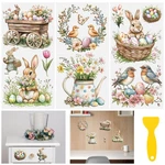 Hicohand Rub On Transfers For Crafts, 3 Sheets Easter Theme Bunny New. Price: $18.99.