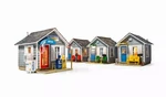 Woodland Scenics BR5073 Built & Ready Structure Moonlight Motor Court - Ho Scale New. Price: $100.00.