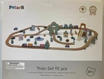 Polarb Wooden Train Set 92 Pieces New. Price: $60.00.