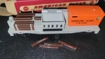 Ac Gilbert American Flyer Ho Gauge Tie Car, # 33820, New Damaged Box. Price: $50.00.