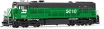Rivarossi Hornby HR2888S U25C Phase Ii, Burlington Northern #5619 New. Price: $249.95.