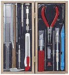 Excel Deluxe Railroad Set With Wooden Storage Box 44289 New. Price: $110.98.