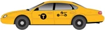 Atlas Ho 30000152 1996 Ford Taurus 4-DOOR Sedan City Taxi New. Price: $19.80.