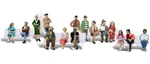 Woodland Scenics New 2025 Ho Scale People Sixteen Passengers A1908. Price: $21.16.