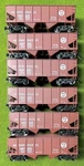 Accurail Scale Pennsylvania 2 Bay Ore Hoppers 6 Cars Different Road No's Used. Price: $85.00.