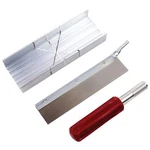 Excel Blades Metal Mitre Box Set With Handle Razor Pull Saw - Small... New. Price: $26.52.