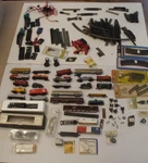 Mixed Lot Of Scale Trains, Engines, Track & Pieces Parts Bachmann Atlas Used. Price: $199.95.