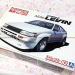 Aoshima 1/24 Scale Kit 57988 Trd AE86 Corolla Levin N2 Ver. Japan Import New. Price: $35.92.