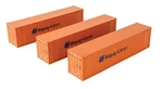 Walthers Scenemaster 949-18202 Ho 40' Flat Container 3-PACK New. Price: $33.99.