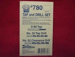 Kadee Hobby Tools: Tap And Drill Set #780 For 0-80 Machine Screws New. Price: $11.51.