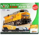Kato 1060023 ES44AC Gevo & Mixed Freight Starter Set Union Pacific Scale New. Price: $219.99.