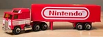 1993 Matchbox Super Rigs Nintendo Red Convoy Tractor Trailer Transport Near Mint Used. Price: $40.00.