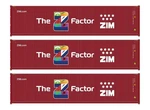 Walthers 949-18257 40' Fully Corrugated Container (3-PACK) Zim Factor Ho New. Price: $33.99.