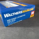 Walthers Mainline Ho Scale Emd SD60M Locomotive Csx #8785 910-9718 New. Price: $144.46.