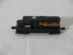 Vtg Mattel Scale Diesel Locomotive W/pop Out Engineer, Rio Grande 3980, 1983 Used. Price: $17.95.