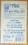 Kadee #780 & Set -- 0-80 Tap, #52 55 New. Price: $12.75.