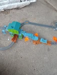 Fisher Price Thomas Friends Trackmaster Fiery Rescue Set With Working Train Used. Price: $35.00.