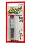 Excel 12 High Speed Twist Drills #50050 New. Price: $9.89.