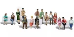 New Woodland Ho Sixteen Passengers Train Figures A1908. Price: $23.99.