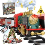 Christmas Electric Train Set W/steam, Sound & Light, Remote Control Toy... New. Price: $55.93.
